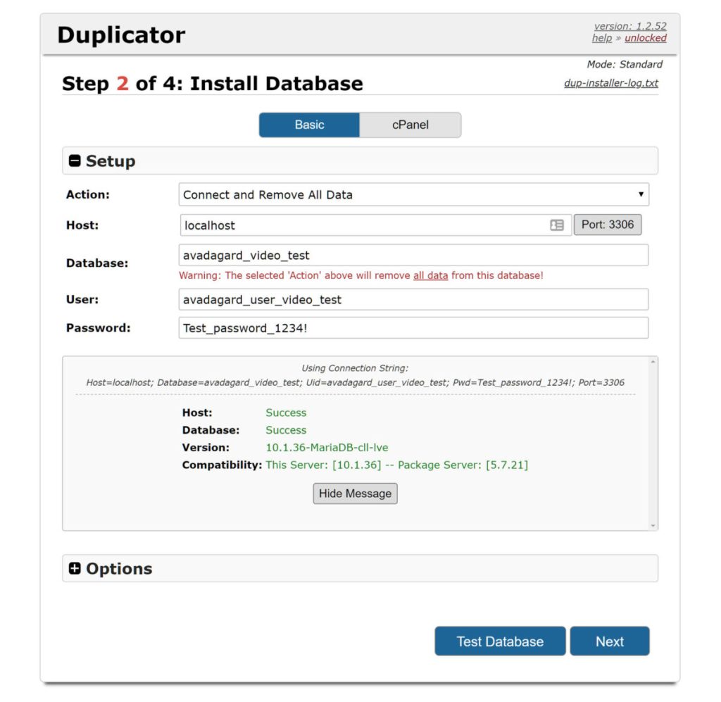 Backup và restore website trong 5 phút với Duplicator 12